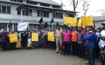 தலவாக்கலையில் தோட்ட தொழிலாளர்கள் ஆர்ப்பாட்டம்!